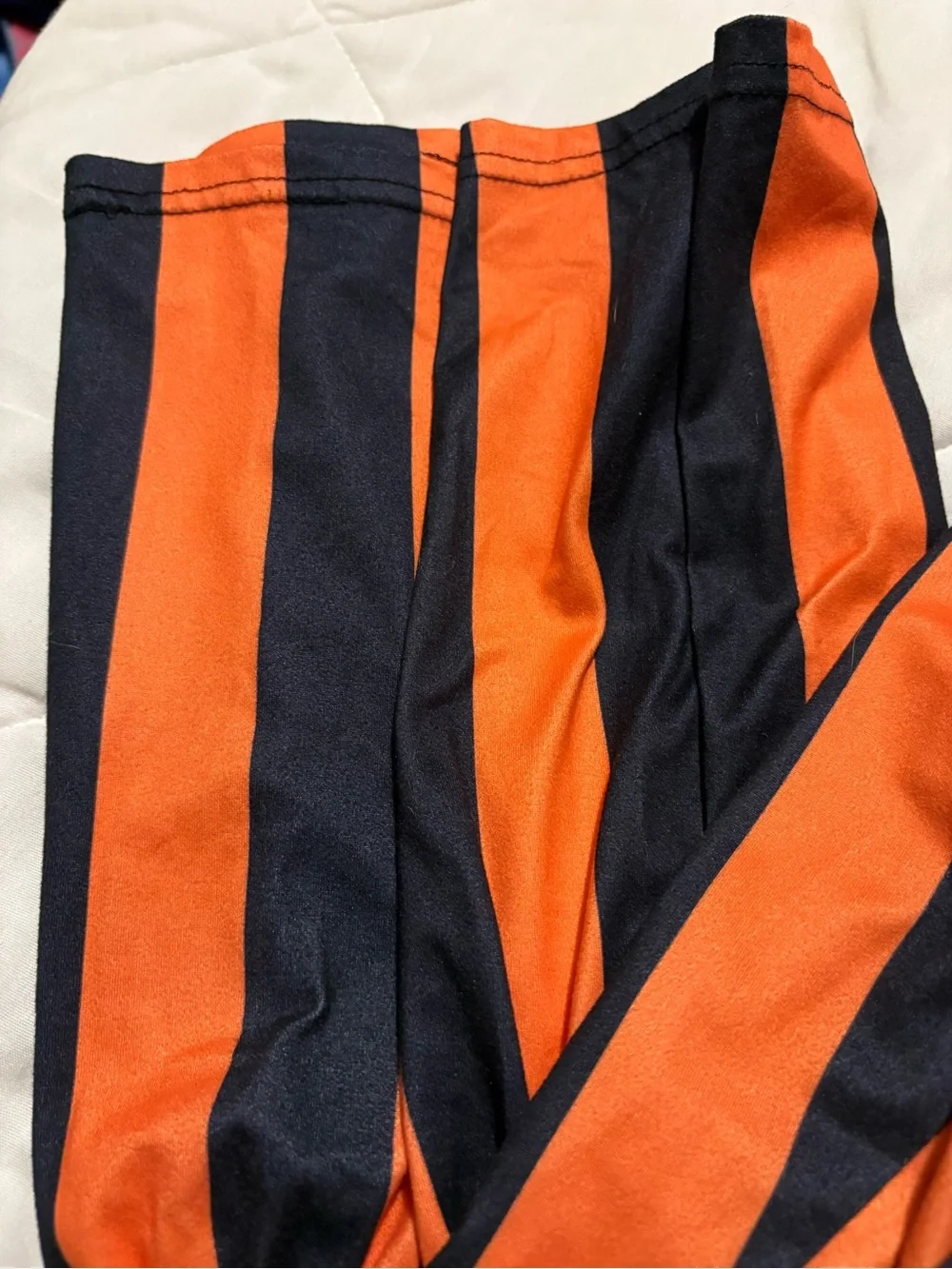 Orange and black boutique outfit